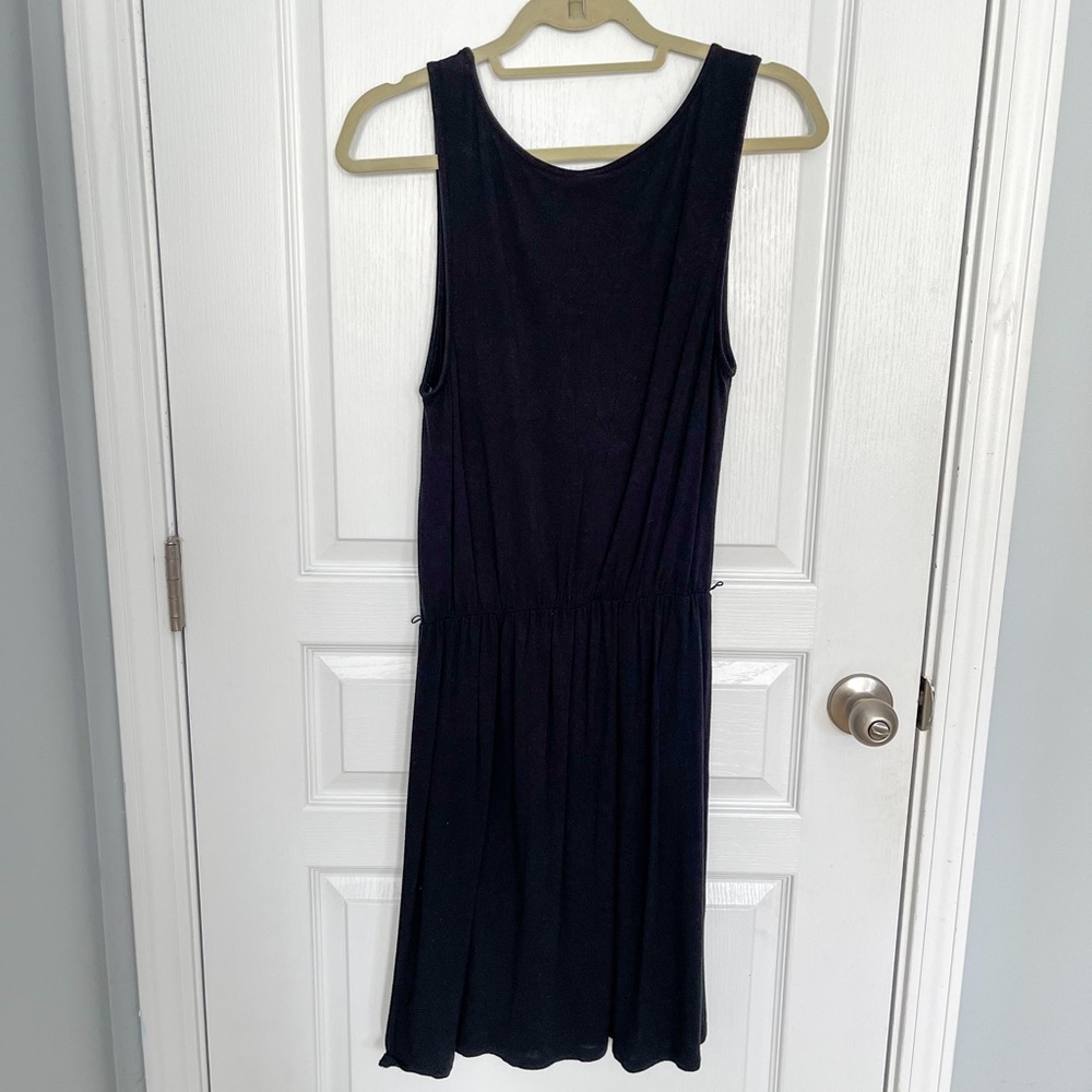 Merona Cotton Tank Knit T Shirt Dress - Black - Picture 9 of 12